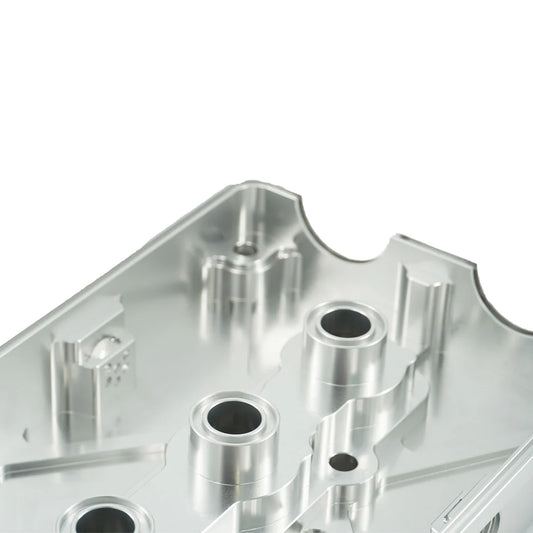 Billet B Series Vented Valve Cover Baffle B16 B18 AN10 For Honda Acura DOHC Vtec