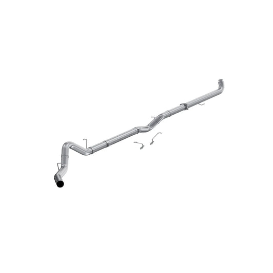 MBRP MBRP 2001-2004 Chevrolet GMC 2500 3500 EC CC 6.6L Duramax Aluminized Steel 4 Downpipe-Back Single Side Exit - No Muffler S6005PLM