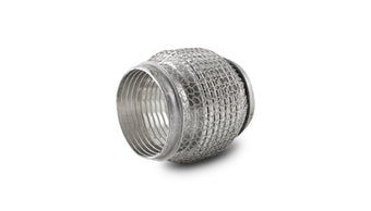 compare product Vibrant SS Flex Coupling with Interlock Liner and Mesh Braid 3in inlet/outlet x 4in long