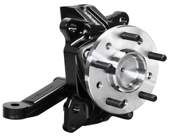 compare product Wilwood Spindle Kit Pair w/ Hub & Steering Arm 71-87C10 Pickup 2.50in Drop