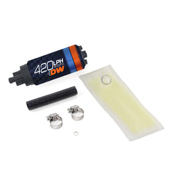compare product DeatschWerks DW420 Series 420lph In-Tank Fuel Pump w/ Install Kit For Integra 94-01 and Civic 92-00