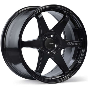 compare product Enkei T6R 17x8 40mm Offset 5x114.3 Bolt Pattern 72.6 Bore Gloss Black Wheel