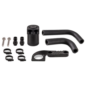 compare product Mishimoto 2015+ BMW F8X M3/M4 Baffled Oil Catch Can - Wrinkle Black