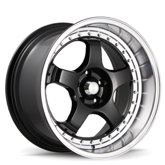 compare product Konig SSM 18x8 5x114.3 ET45 Gloss Black w/ Machined Lip