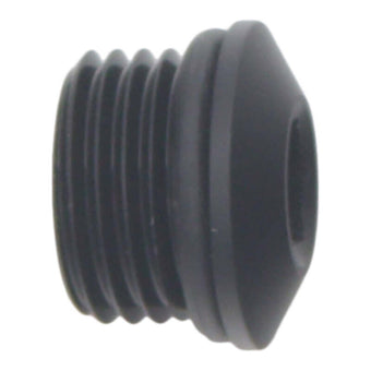 compare product DeatschWerks 6AN ORB Male Plug Low Profile Internal Allen/Hex (Incl O-Ring) - Anodized Matte Black