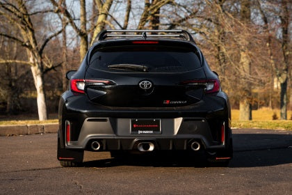 Rally Armor 23-26 Toyota GR Corolla Black UR Mud Flap w/White Logo