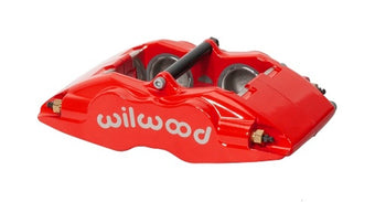 compare product Wilwood Caliper - FSLI4 - Red 1.62in Piston 1.25in Rotor