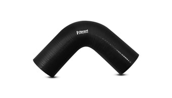 compare product Vibrant 4 Ply Reinforced Silicone Elbow Connector - 1.25in ID x 8in Leg 90 Deg Elbow (BLACK)