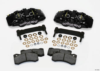 compare product Wilwood AERO6 Front Caliper & Bracket Kit - Black 97-13 C5/C6 Corvette w/ OEM HD/Z51 Rotors