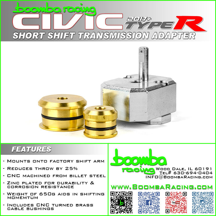 Boomba Racing Civic Type R Transmission Adapter