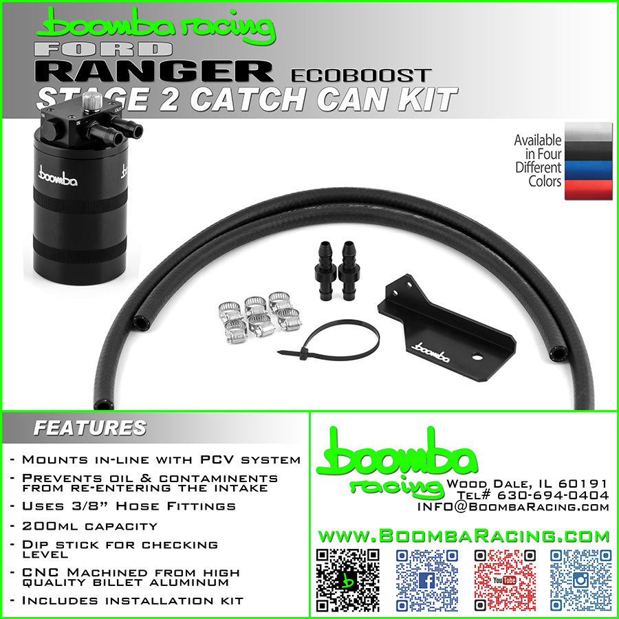 Boomba Racing Ranger Stage 2 Catch Can Kit