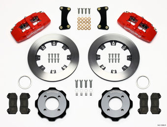 compare product Wilwood Dynapro 6 Front Hat Kit 12.19in Red 2011 Fiesta