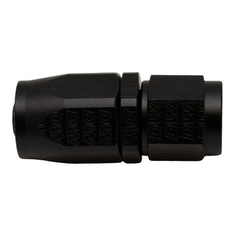 compare product DeatschWerks 6AN Female Swivel Strait Hose End CPE - Anodized Matte Black