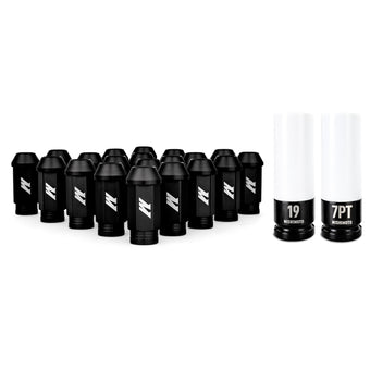 compare product Mishimoto Aluminum Locking Lug Nuts M12x1.5 20pc Set Black