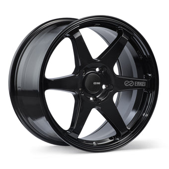 compare product Enkei T6R 18x9.5 38mm Offset 5x114.3 Bolt Pattern 72.6 Bore Gloss Black Wheel