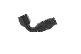compare product Aeromotive PTFE Hose End - AN-08 - 90 Deg - Black Anodized