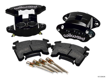 compare product Wilwood D154 Front Caliper Kit - Black 1.62 / 1.62in Piston 1.04in Rotor