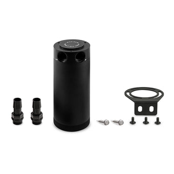 compare product Mishimoto 2-Port Universal XL Baffled Catch Can - Black