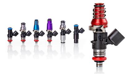 Injector Dynamics 1340cc Injectors - 48mm Length - 11mm Red Top - S2000 Lower Config (Set of 4)