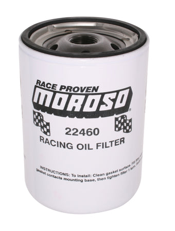 compare product Moroso Chevrolet 13/16in Thread 5-1/4in Tall Oil Filter - Racing