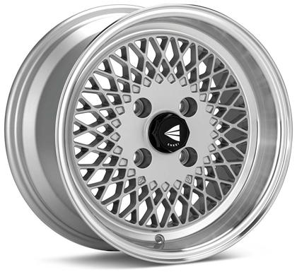 Enkei92 Classic Line 15x8 25mm Offset 4x100 Bolt Pattern Silver Wheel