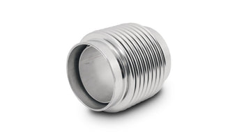 compare product Vibrant 1.75in ID x 2.50in Long 321SS Electro Polished Motorsport Bellows w/Neck & Liner