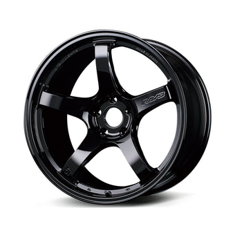 compare product Gram Lights 57CR 18x9.5 +38 5x114.3 Gloss Black Wheel