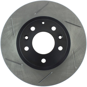compare product StopTech Mazda Miata NC Slotted Right Front Sport Brake Rotor