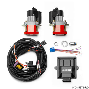 compare product Wilwood Electronic Parking Brake Rear Retrofit Brake Kit - Red Powder Coat Caliper