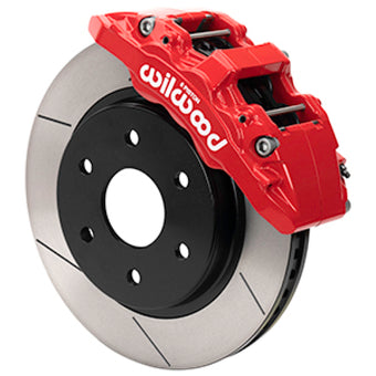 compare product Wilwood 2021 Ford F-150 Raptor Aero6-DM Front Brake Kit - Slotted - Red