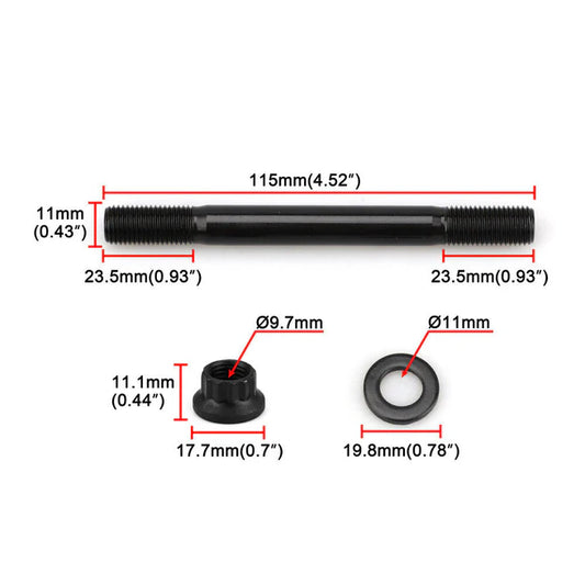 Heavy Duty Engine Cylinder Head Stud Bolt Kit for Mitsubishi EVO 8 EVO 9 Eclipse 1994-2019