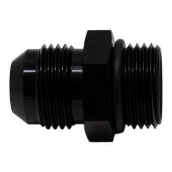 compare product DeatschWerks 10AN ORB Male to 10 AN Male Flare Adapter (Incl O-Ring) - Anodized Matte Black