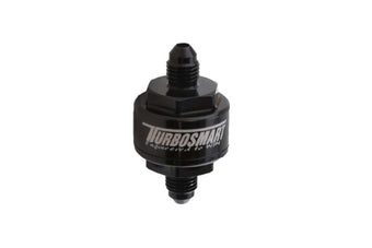 compare product Turbosmart Billet Turbo Oil Feed Filter w/ 44 Micron Pleated Disc AN-3 Male Inlet - Black