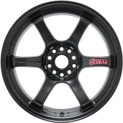 Gram Lights 57DR 18x9.5 +12 5x114.3 Semi Gloss Black Wheel