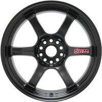 Gram Lights 57DR 18x9.5 +12 5x114.3 Semi Gloss Black Wheel
