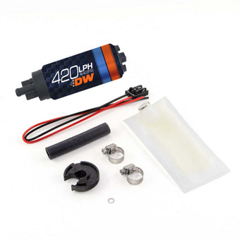 compare product DeatschWerks DW420 Series 420lph In-Tank Fuel Pump w/ Install Kit For Miata 94-05