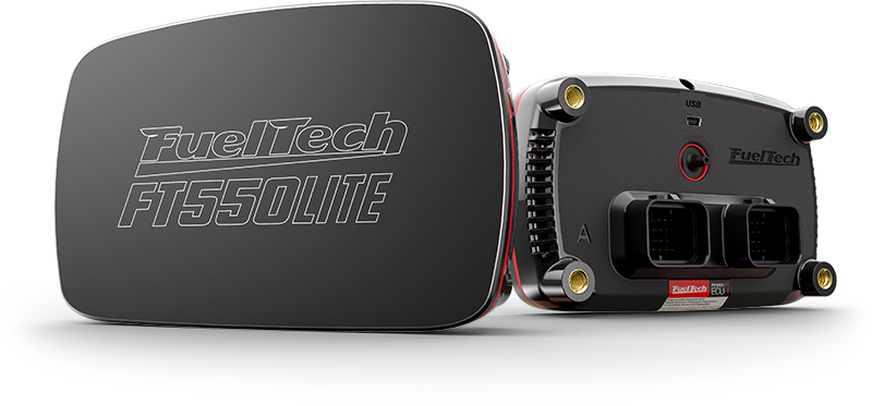 FuelTech FT550LITE ECU front and rear view